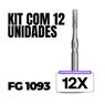 Kit 12 Pontas Diamantadas FG 1093 - Dental Market