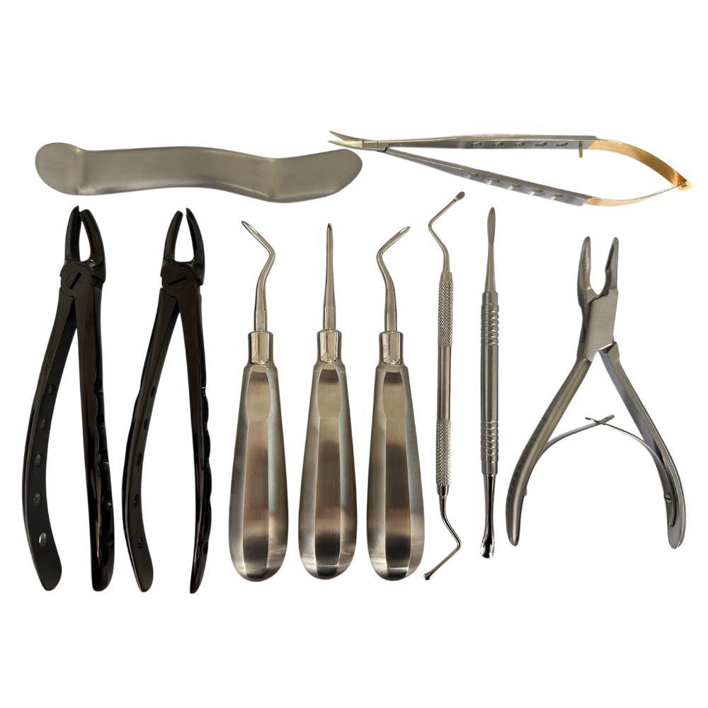 Kit Cirurgia Premium - 10 Instrumentos - Dental Market