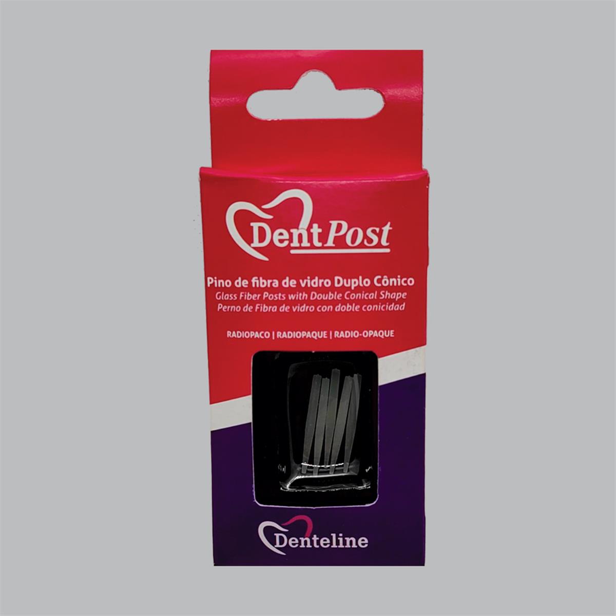 Dentpost - Pino de fibra de vidro duplo conico