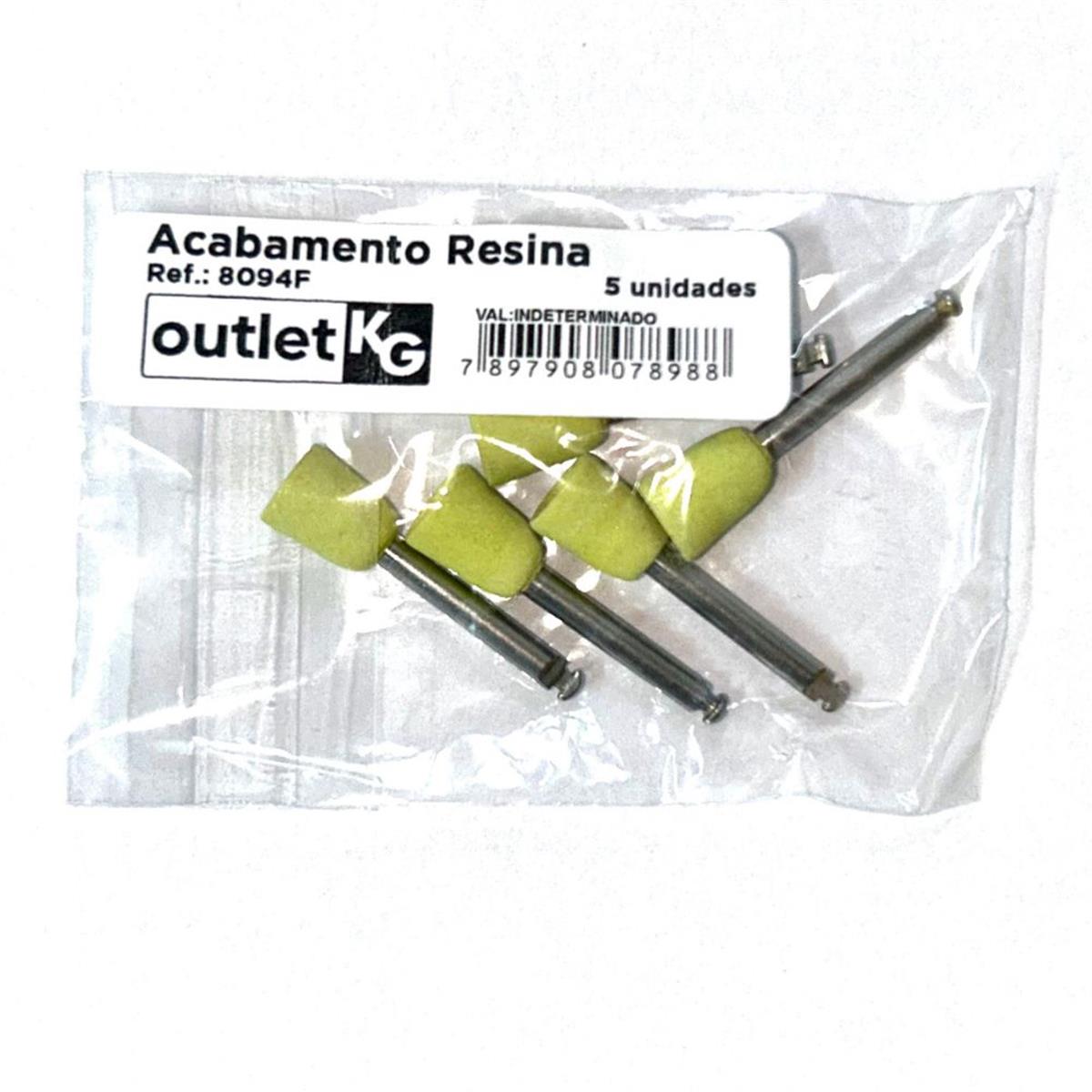 Kit de Acabamento de Resina Taça com 5 Unidades - KG Sorensen